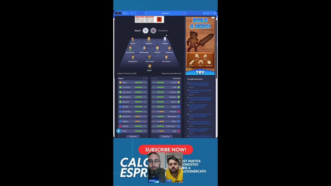 IL CAFFE' DEL VENERDI  ANALISI PROSSIMA GIORNATA DI SERIE A E SORTEGGI EUROPA CONSIGLI FANTACALCIO 📱