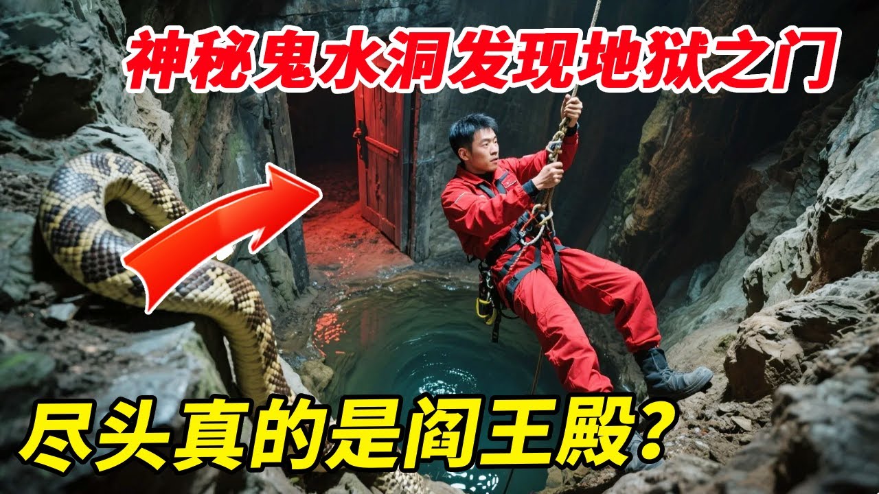 探秘神秘鬼水洞，老人曾亲耳听到鬼水洞发出怪异琴声，下去后竟发现地狱之门！【户外小北哥】