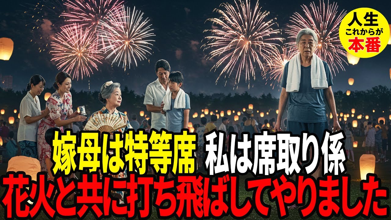 嫁母は特等席、私はブルーシート——格差が爆発した真夏の夜——最後に打ち上がったのは、彼らの終わりでした