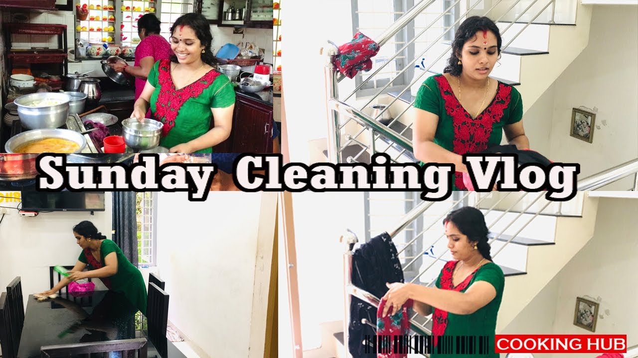 Sunday Cleaning Vlog  I Buzy Day Routine I Cooking Hub I Ep-98