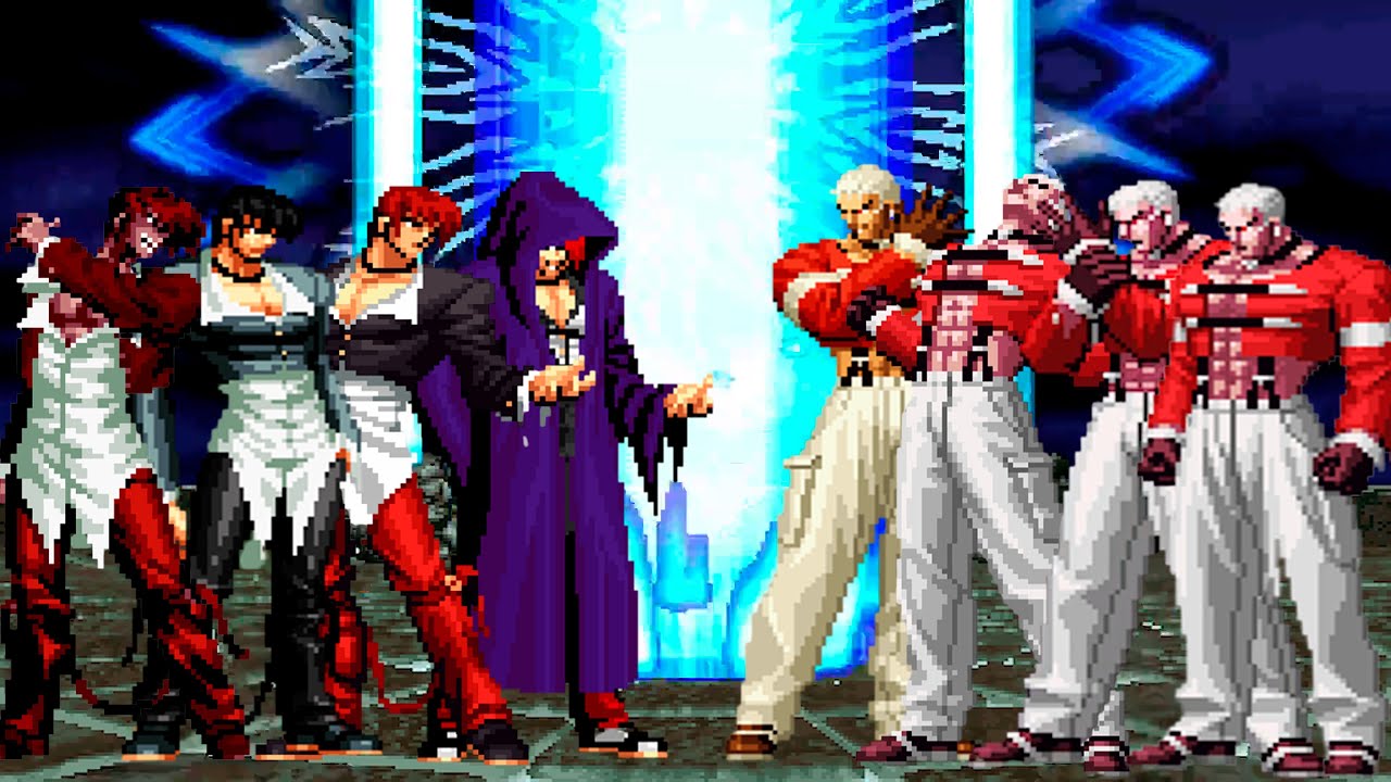 [KOF MUGEN] Iori Yagami Team vs Yashiro Nanakase Team