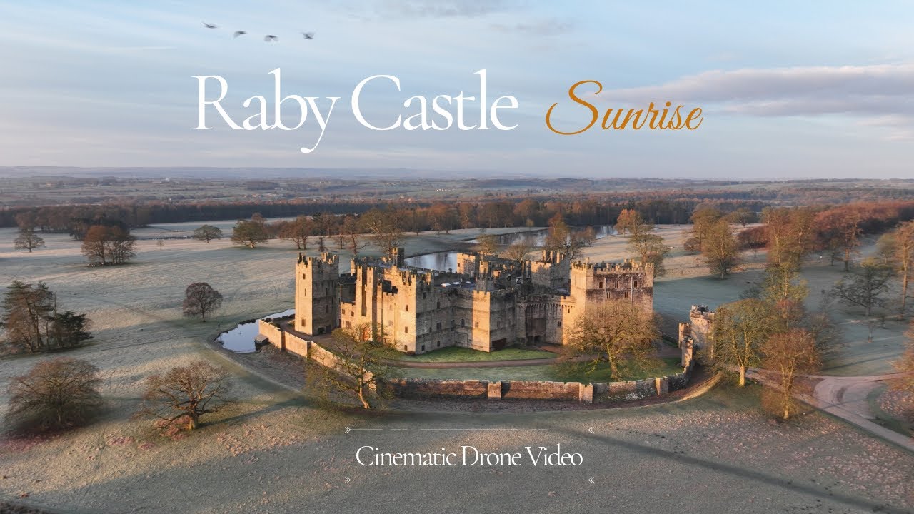 Raby Castle: Experience England's Most Beautiful Fairytale Castle From Above.