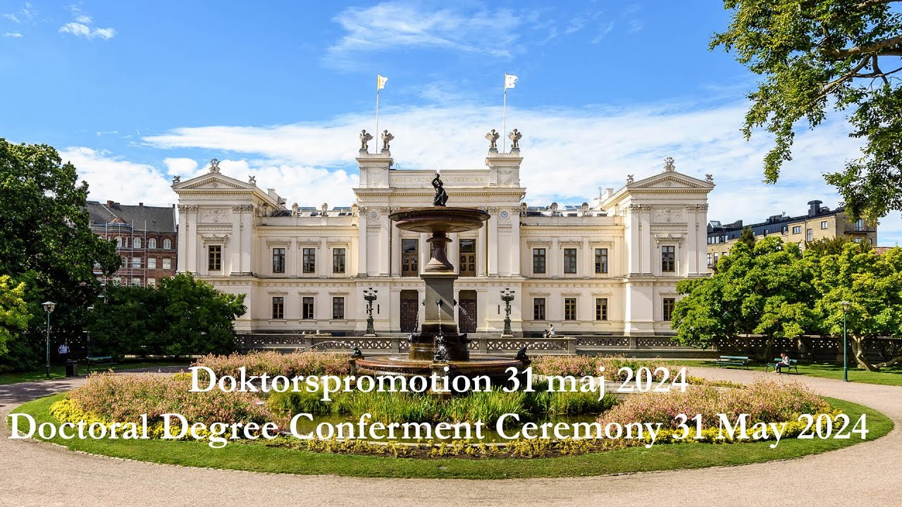 Doktorspromotion 31maj 2024
