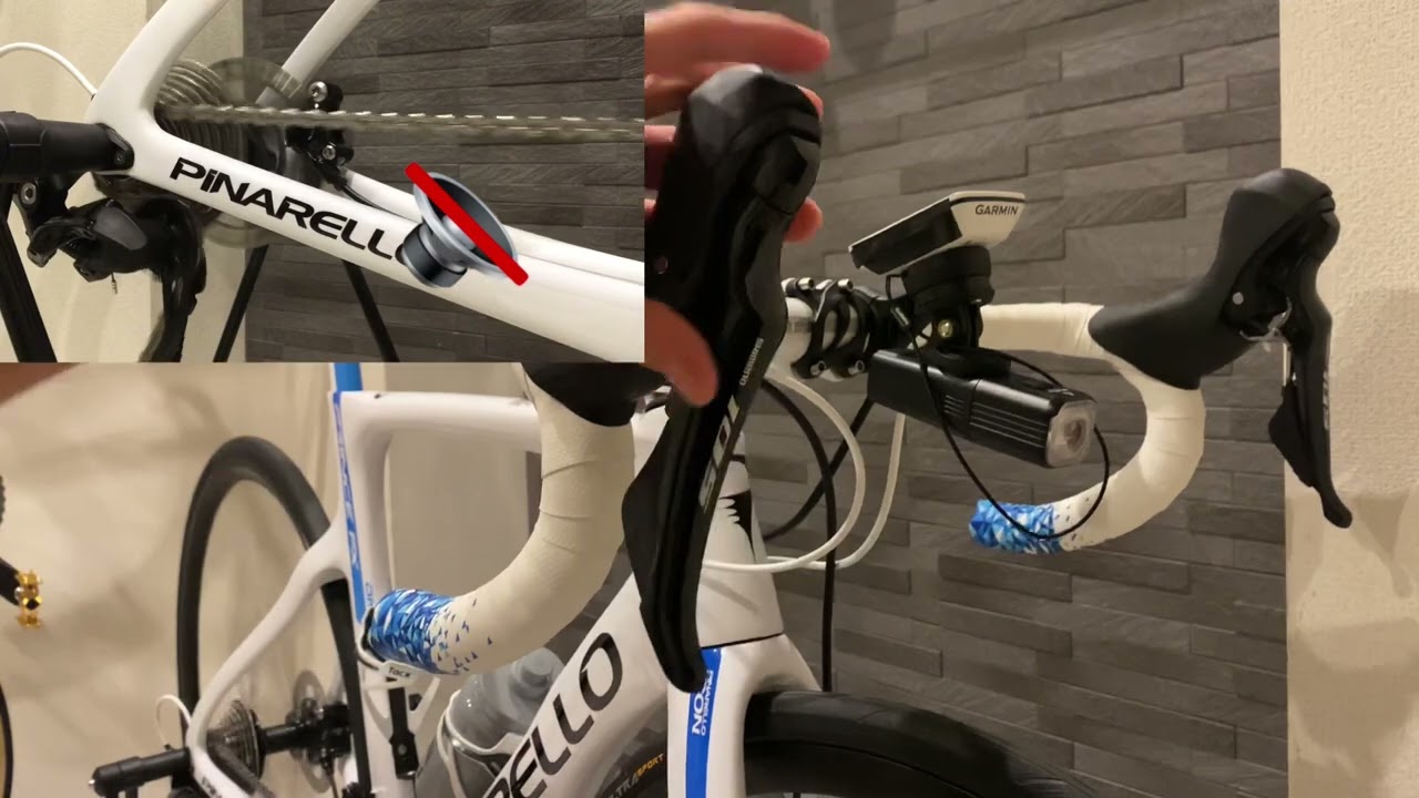 シマノ　105 ST-R7020 変速性能チェック　2画面　