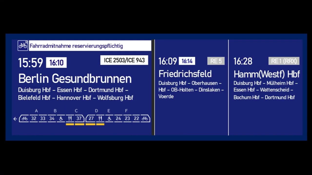 Bahnsteigansagen [Heiko Grauel/Rachel] Düsseldorf Flughafen