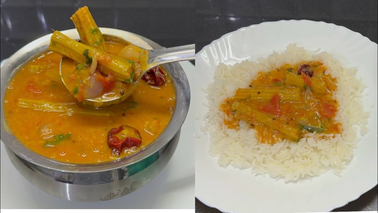 முருங்கைகாய் சாம்பார்/Drumstick sambar recipe tamil/MurungaiKai sambhar/sambhar/kulambu recipesTamil