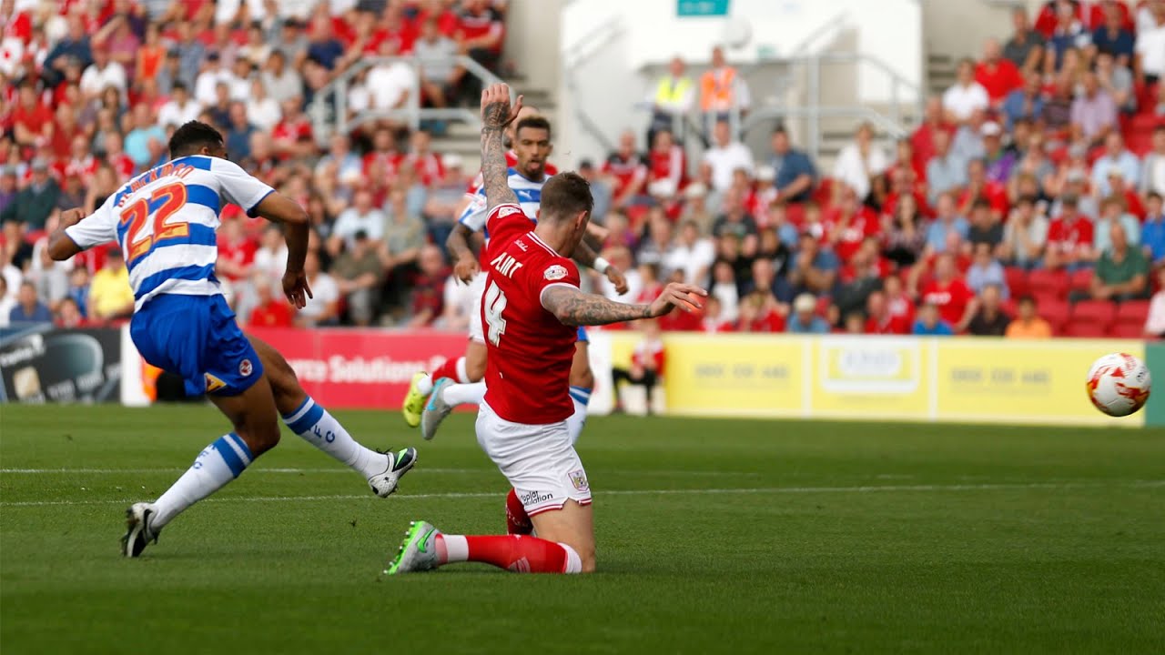 MULTI ANGLE: Nick Blackman fires Reading into the lead at Bristol City