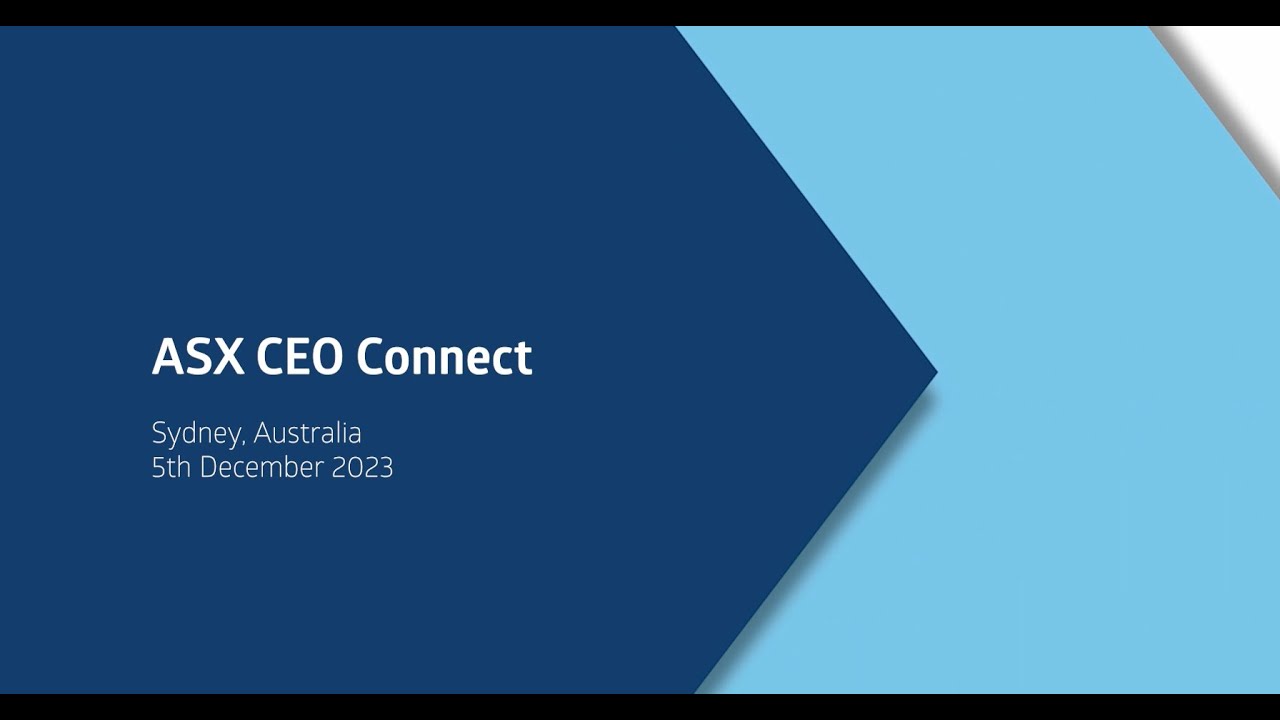 ASX CEO Connect December 2023 | Market update