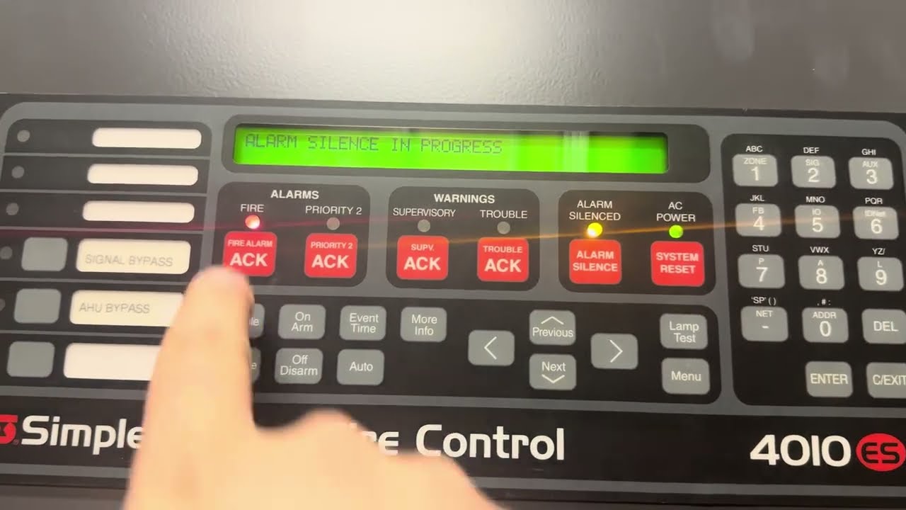 Fire Alarm Bell Test #99 (Simplex 4010ES) 