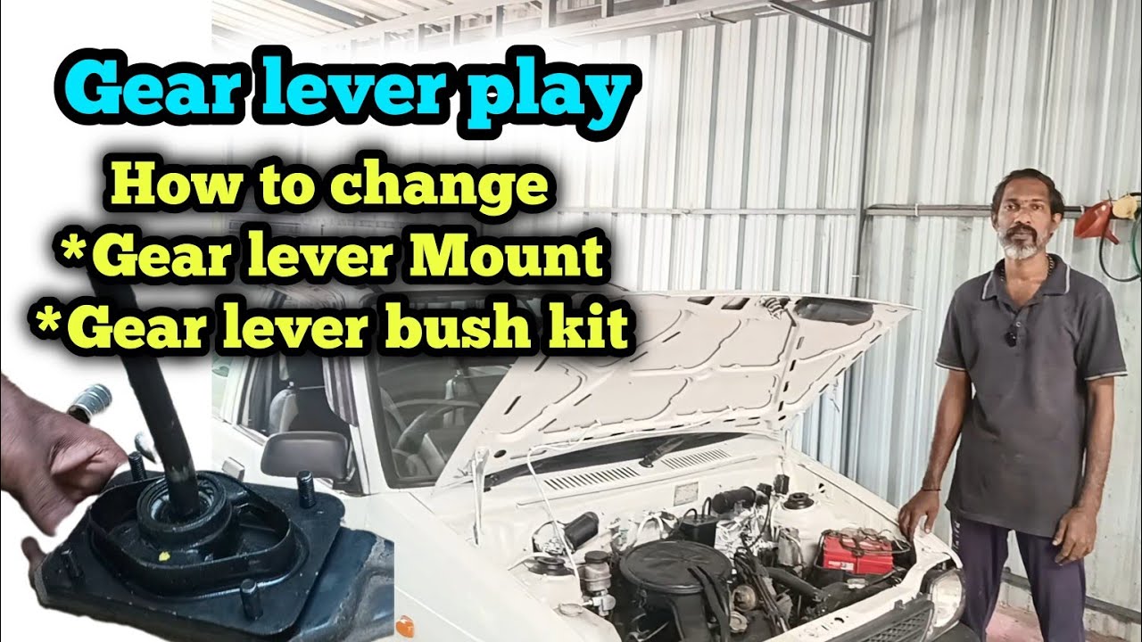 maruti 800 Gear lever play || how to change gear lever mound and gear lever bush kit