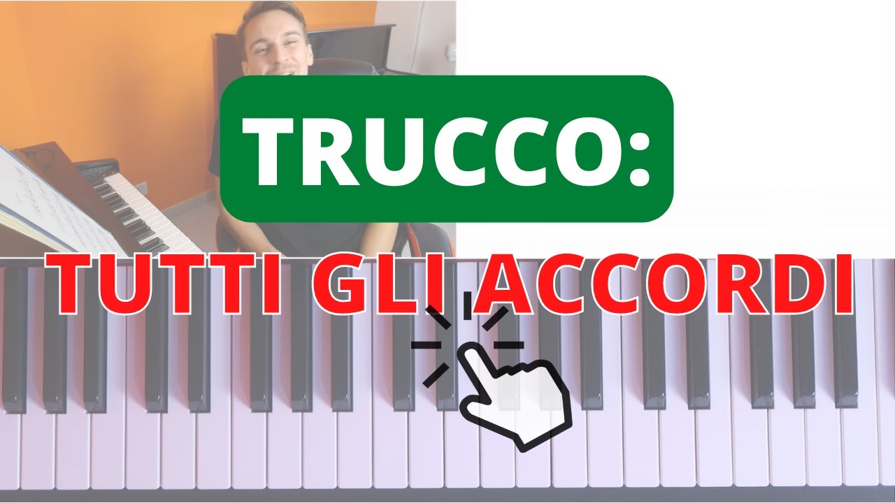 TRUCCO: Impara TUTTI GLI ACCORDI al Piano in 2 minuti (solo per principianti)