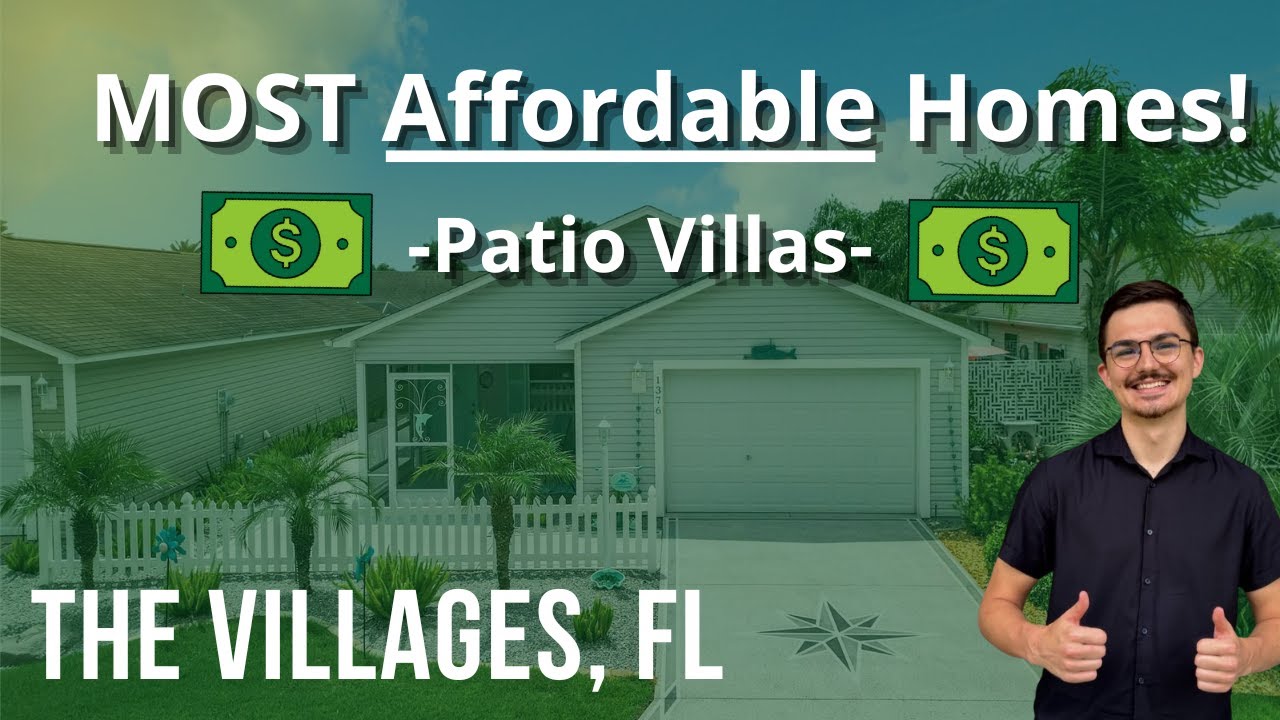 Самые доступные дома в Виллиджес, Флорида — Patio Villas