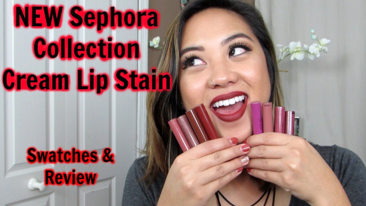[NEW shades] Sephora Collection Cream Lip Stain Review & Swatches
