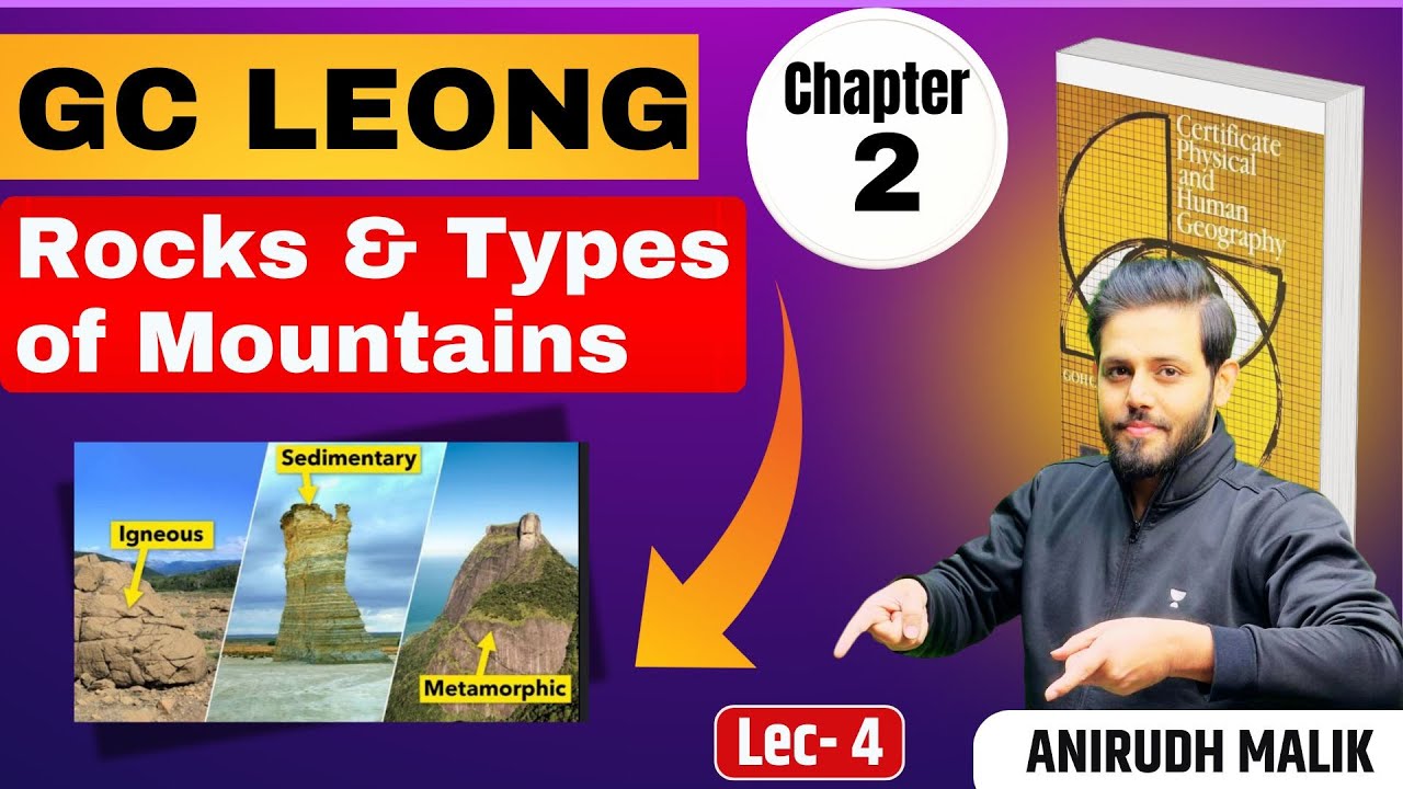 [Geography] Rocks And Types of Mountains | GC Leong Series | for UPSC Prelims 2025 | Anirudh Malik