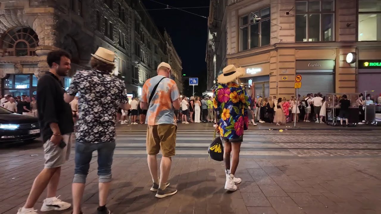Helsinki NIGHTLIFE is the BEST Helsinki Walking Tour 🇫🇮 | Helsinki Finland 2025 4K