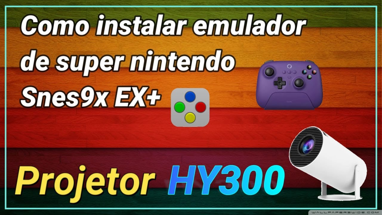 COMO INSTALAR EMULADOR DE SUPER NINTENDO NO PROJETOR HY300