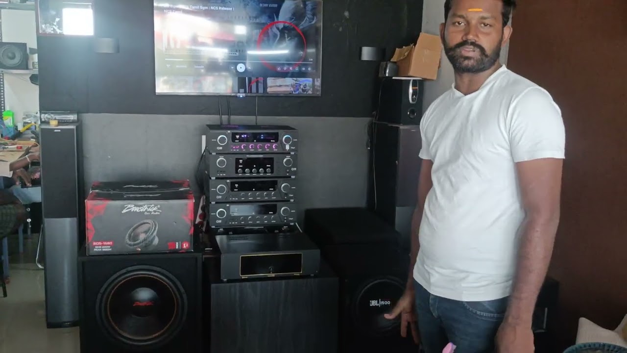 7.2 Amplifier and 2 subwoofer price show in description 