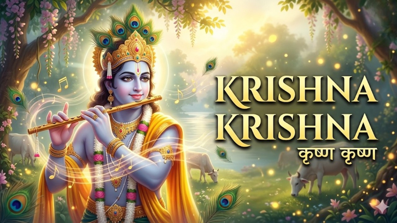 Krishna Krishna | Soulful Morning Bhajan | Peaceful Sri Krishna Song | कृष्ण कृष्ण | Hare Krishna