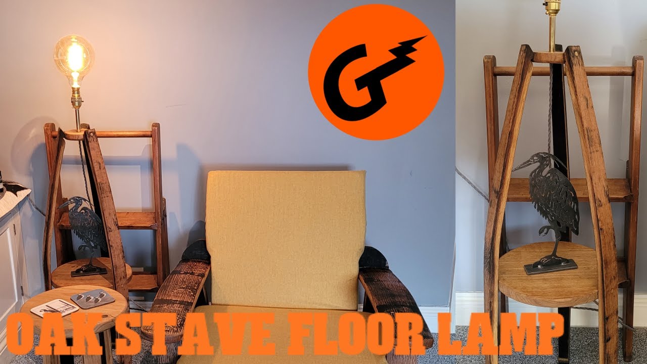 Whisky Stave Floor Lamp