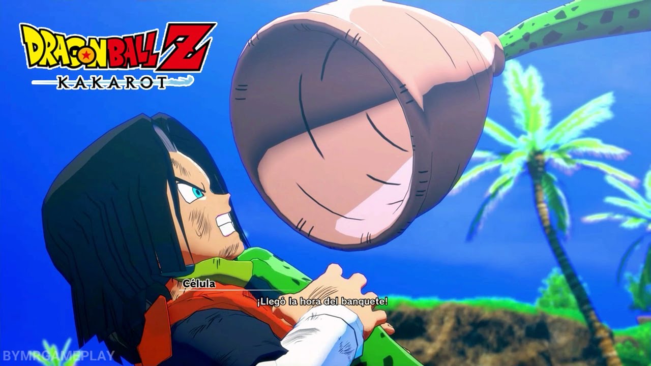 Dragon Ball Z Kakarot Cell absorbe al androide 17