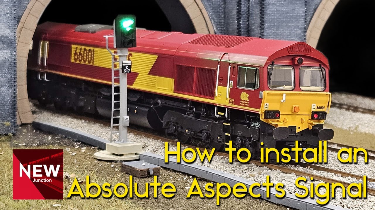 New Junction Model Railway - How to install an Absolute Aspects Signal for DCC | Beginners Guide