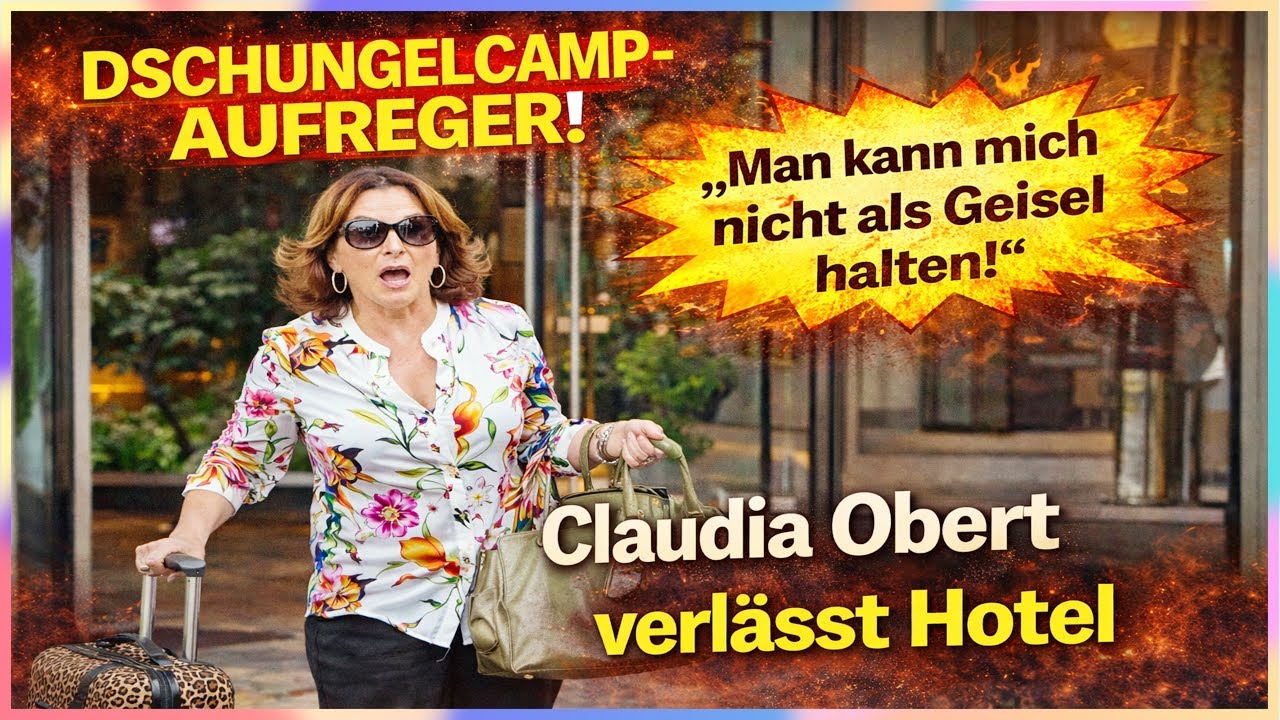 Claudia Obert rebelliert im Dschungelcamp: Hotel verlassen, Sydney ruft!