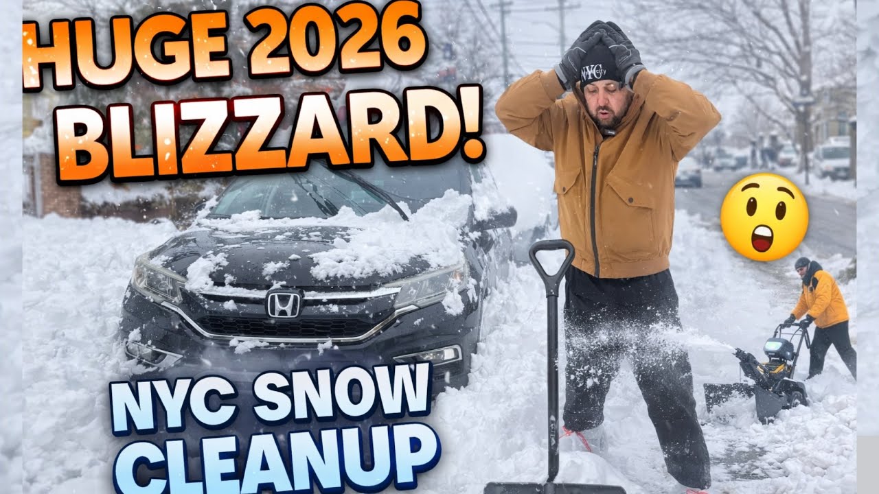 New York Blizzard 2026 – Extreme Snow & Storm Vlog