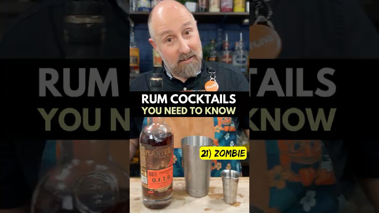 How to make a ZOMBIE - Rum Cocktails YOU need to know pt21