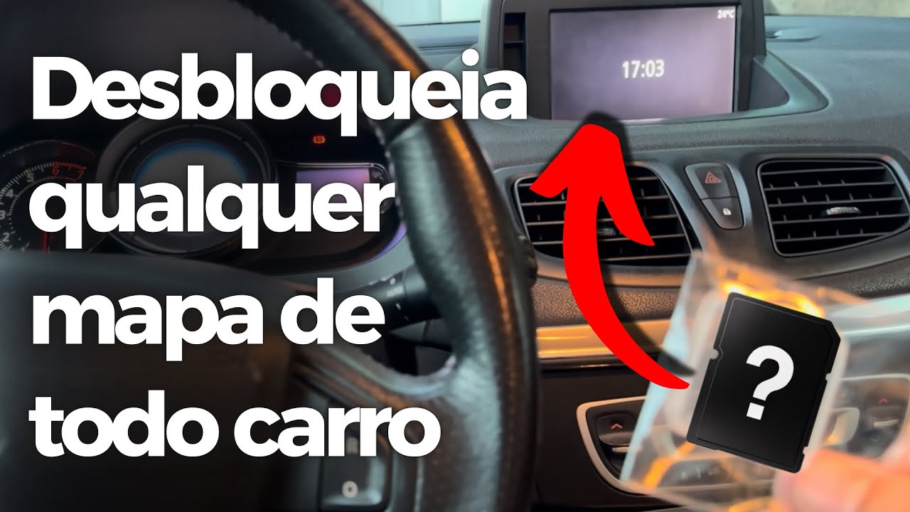 Como desbloquear Mapa do Renault Fluence e qualquer carro! Mapa do GPS Nativo de qualquer carro!