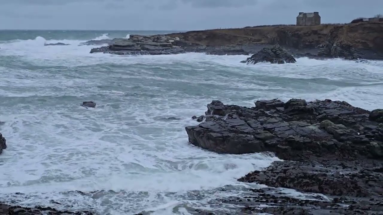 Wind and Waves... Wick Bay and Broad Haven, Caithness, Scotland.