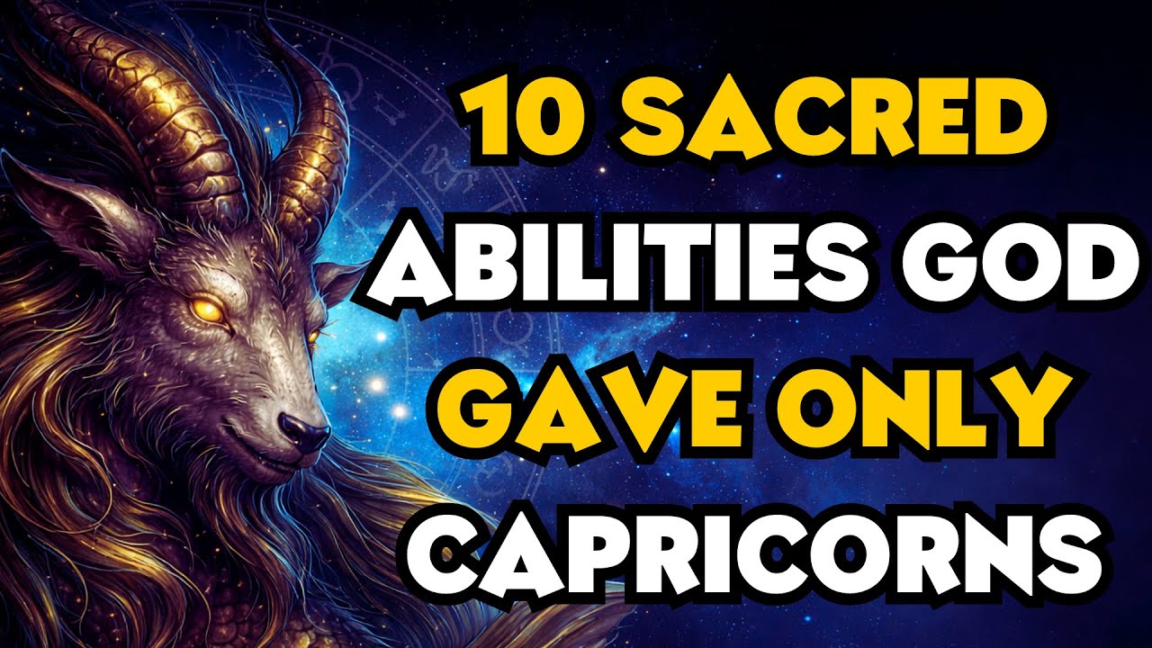 10 Sacred Abilities God Gave Only to Capricorn Souls