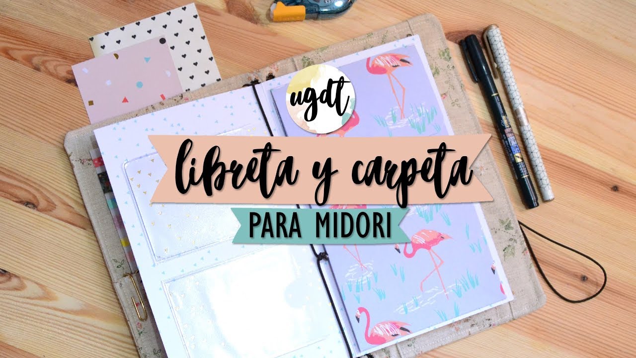Libreta y carpeta para Midori- UGDT
