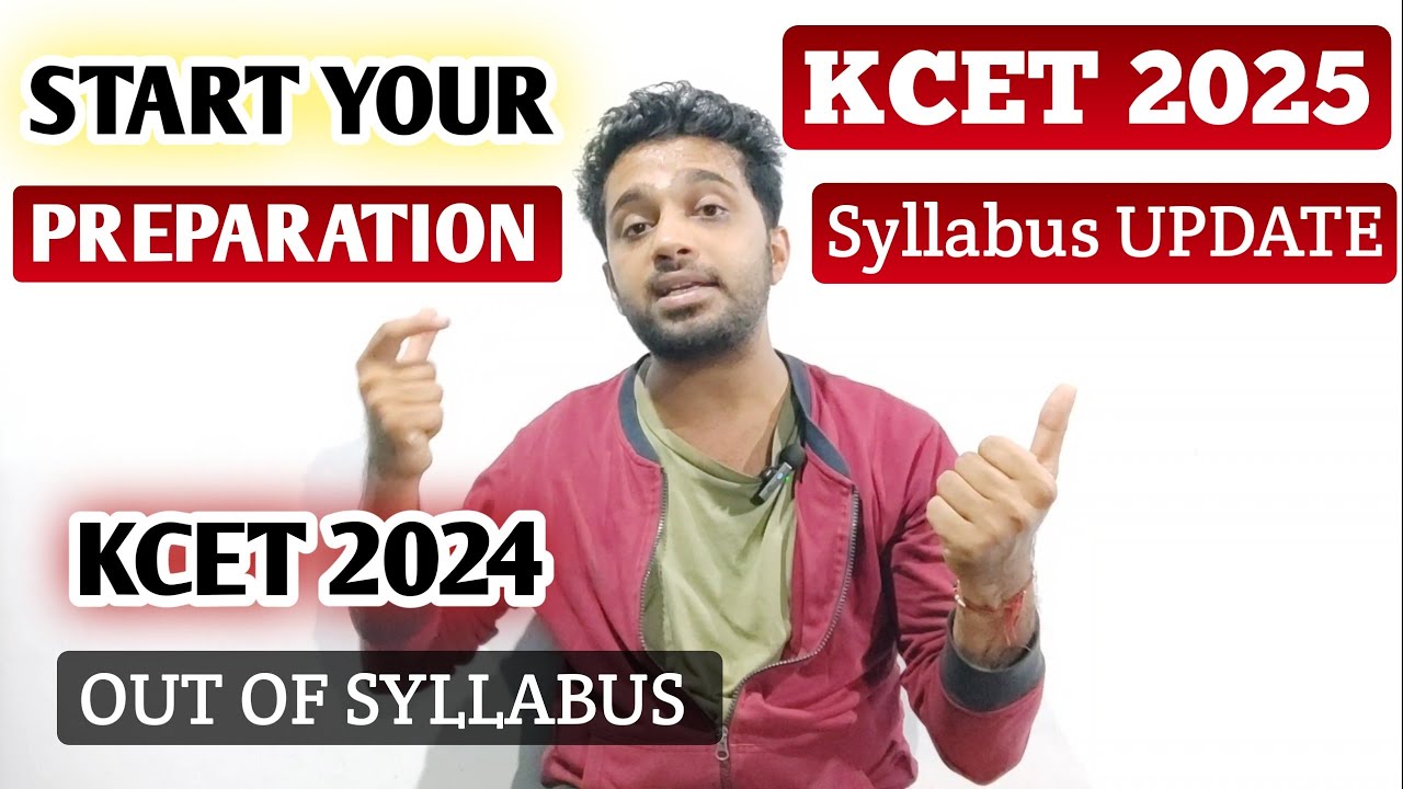 KCET 2025 Syllabus UPDATE | How to prepare for KCET exam 2025? | EDUcare Karnataka
