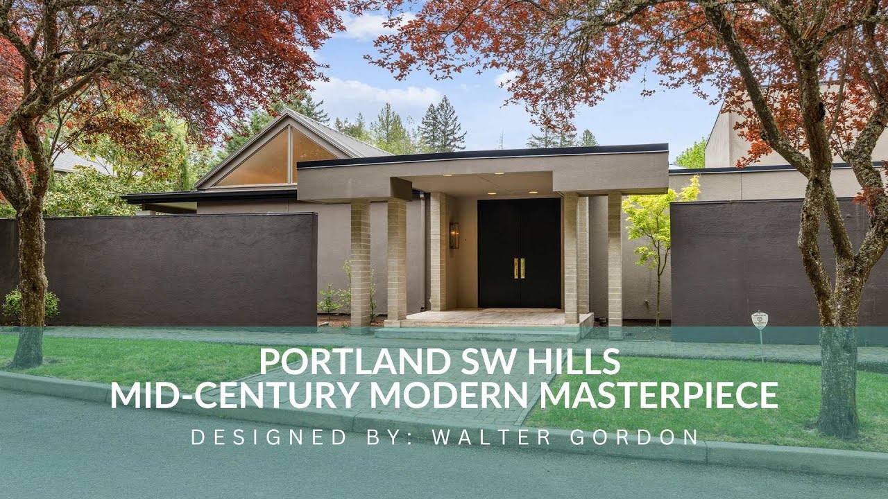 Portland Home For Sale: Bridlemile Mid-Century Modern Masterpiece