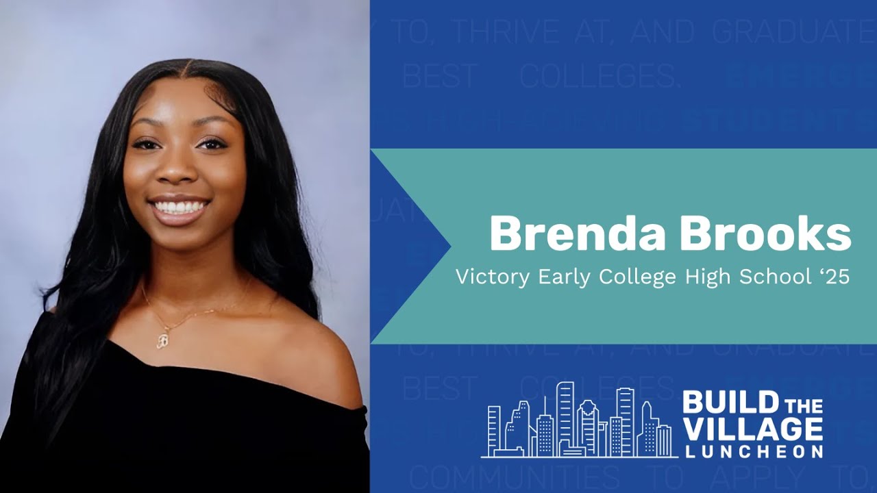 EMERGE Build The Village Luncheon 2025: Student Speaker Brenda Brooks