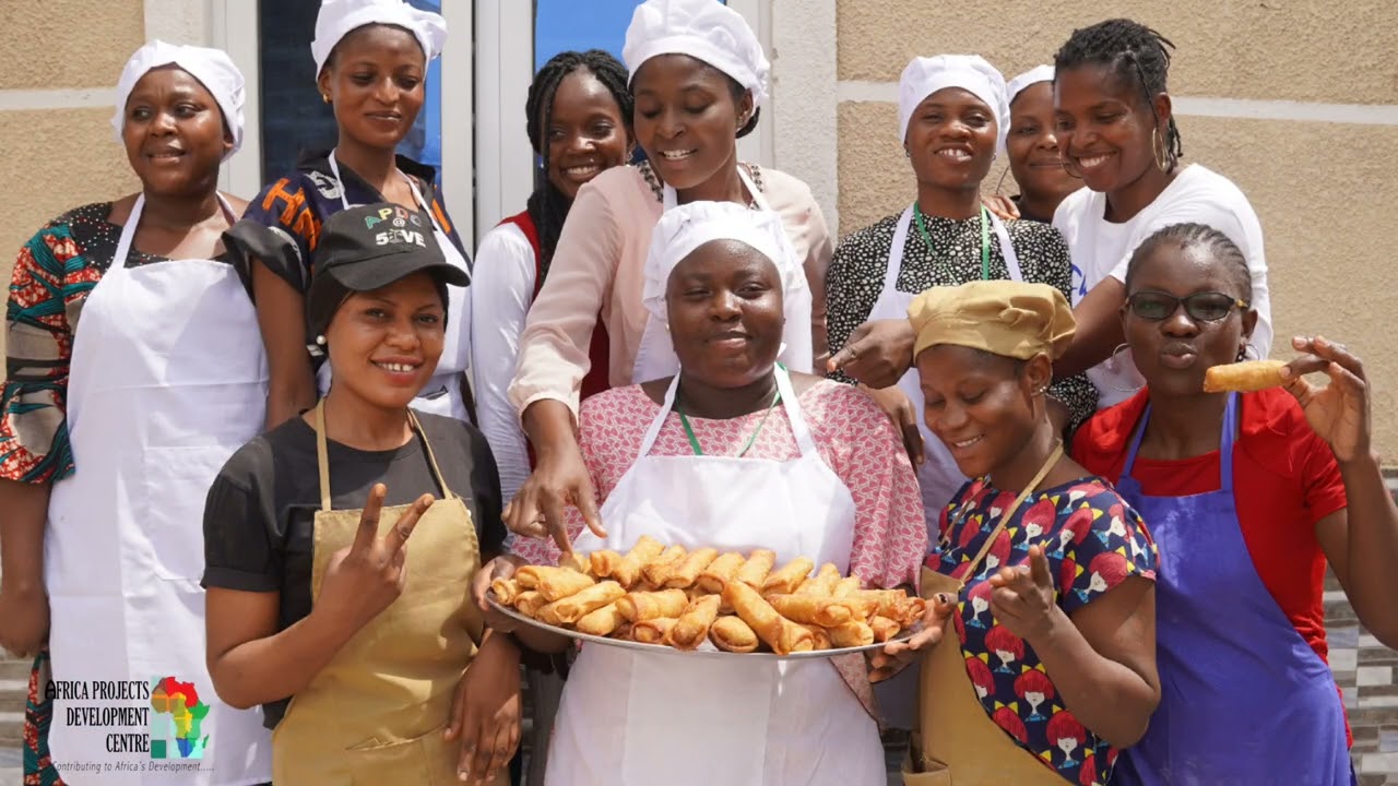 APDC Nutripreneurs cohort 1 trainees, undergoing confectionery training.