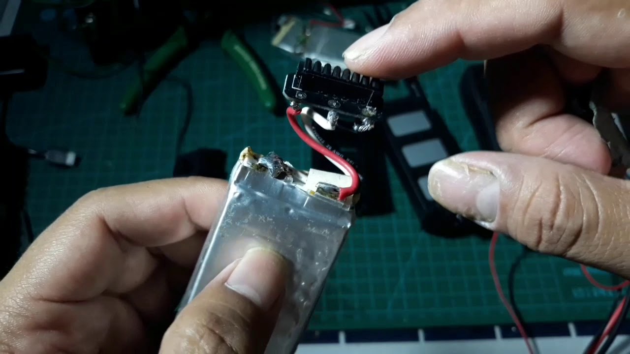 CARA MEMBUAT BATERAI 2S DRONE MJX B5W DARI BATERAI BEKAS