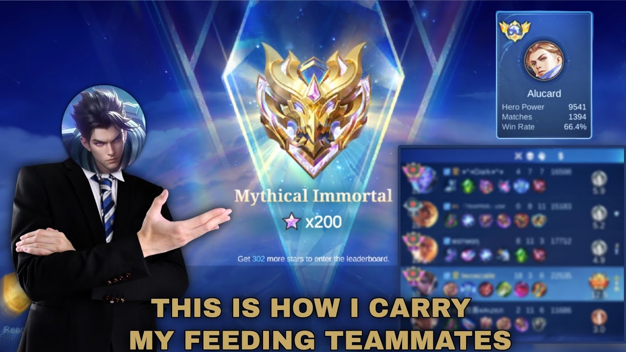 THIS IS WHAT GLOBAL ALUCARD PLAYER PLAY LIKE IN RANK!! 🔥 - MLBB