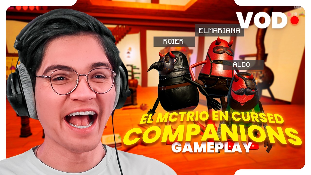 EL MCTRIO JUEGA A CURSED COMPANIONS 😂
