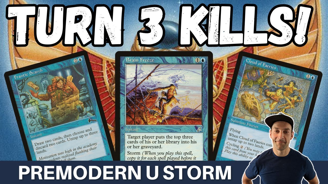 NO DECK FOR YOU! Premodern Sapphire Storm is a hyperspeed combo deck that really blasts!