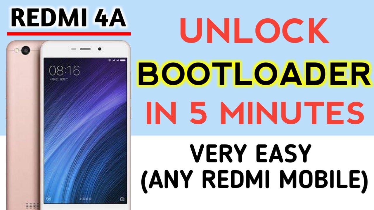 Unlock Bootloader Of Redmi 4A Rolex (Any Xiaomi phone) Very Easily in 5 Minutes - SvTech World