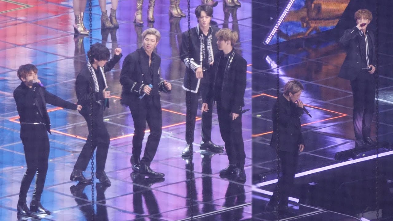 방탄소년단 엔딩 앵콜 직캠 '작은 것들을 위한 시 (Boy With Luv)' BTS Ending encore fancam by Spinel