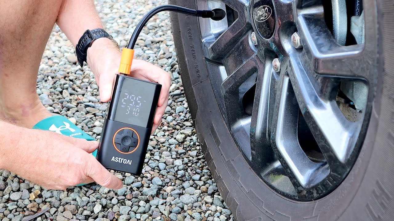 AstroAI L7 Tire Inflator - Settings & Demo on Truck