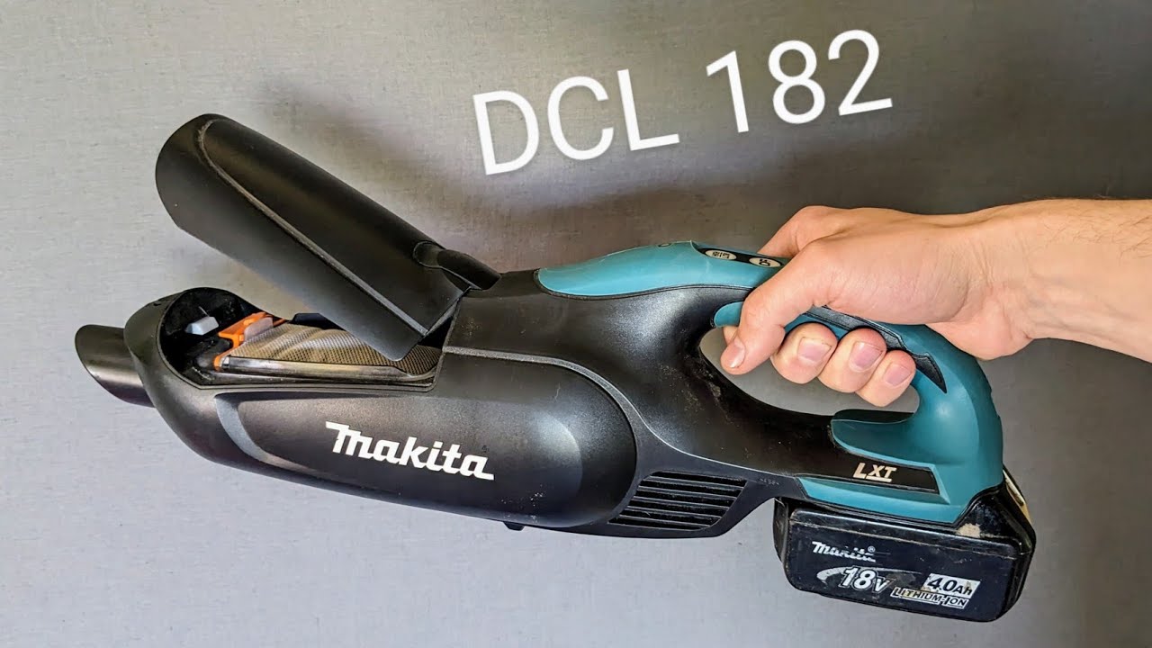 Обзор беспроводного пылесоса Makita DCL182 18 В: мощность, объём пылесборника, аксессуары, характ...