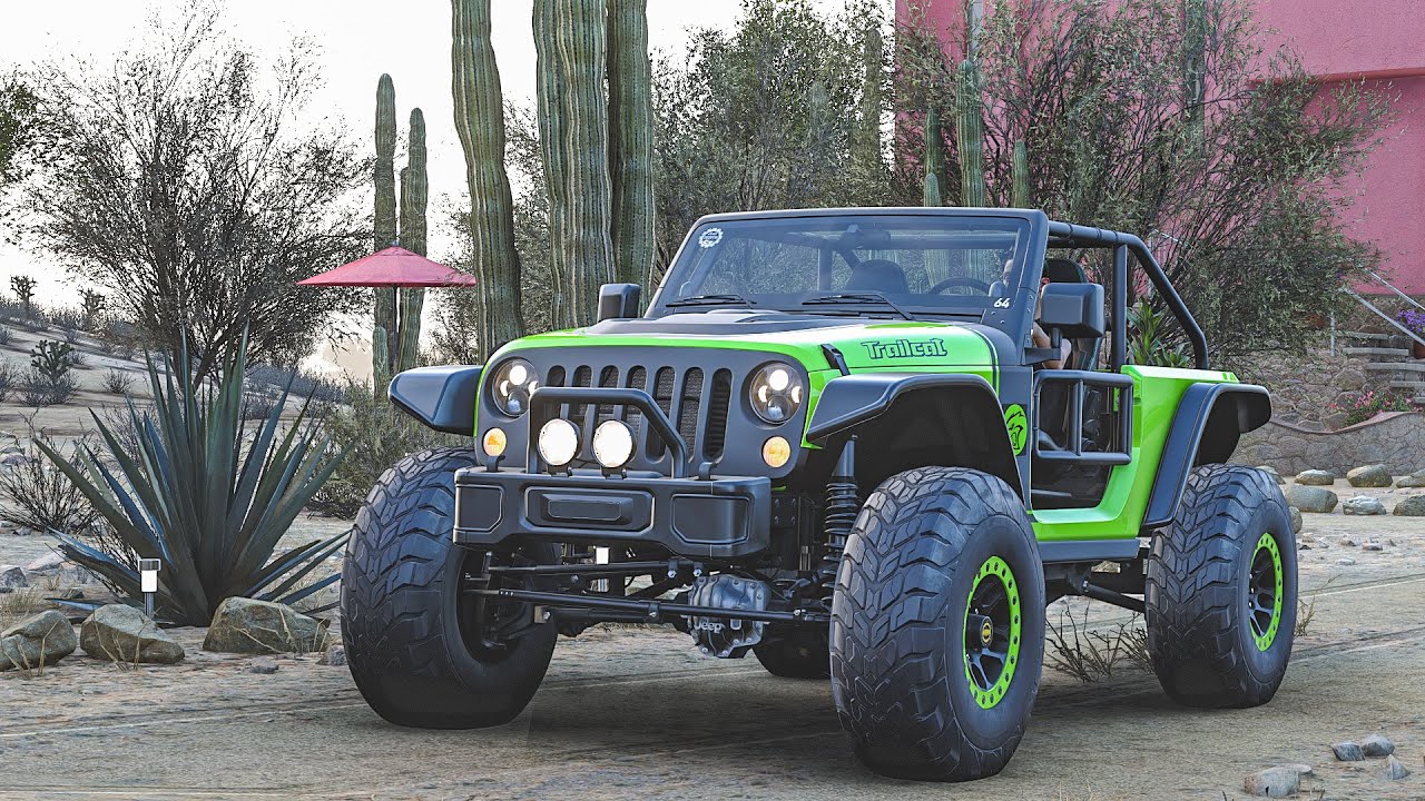Forza Horizon 5 ps5 | Jeep Trailcat | Steering wheel Gameplay 