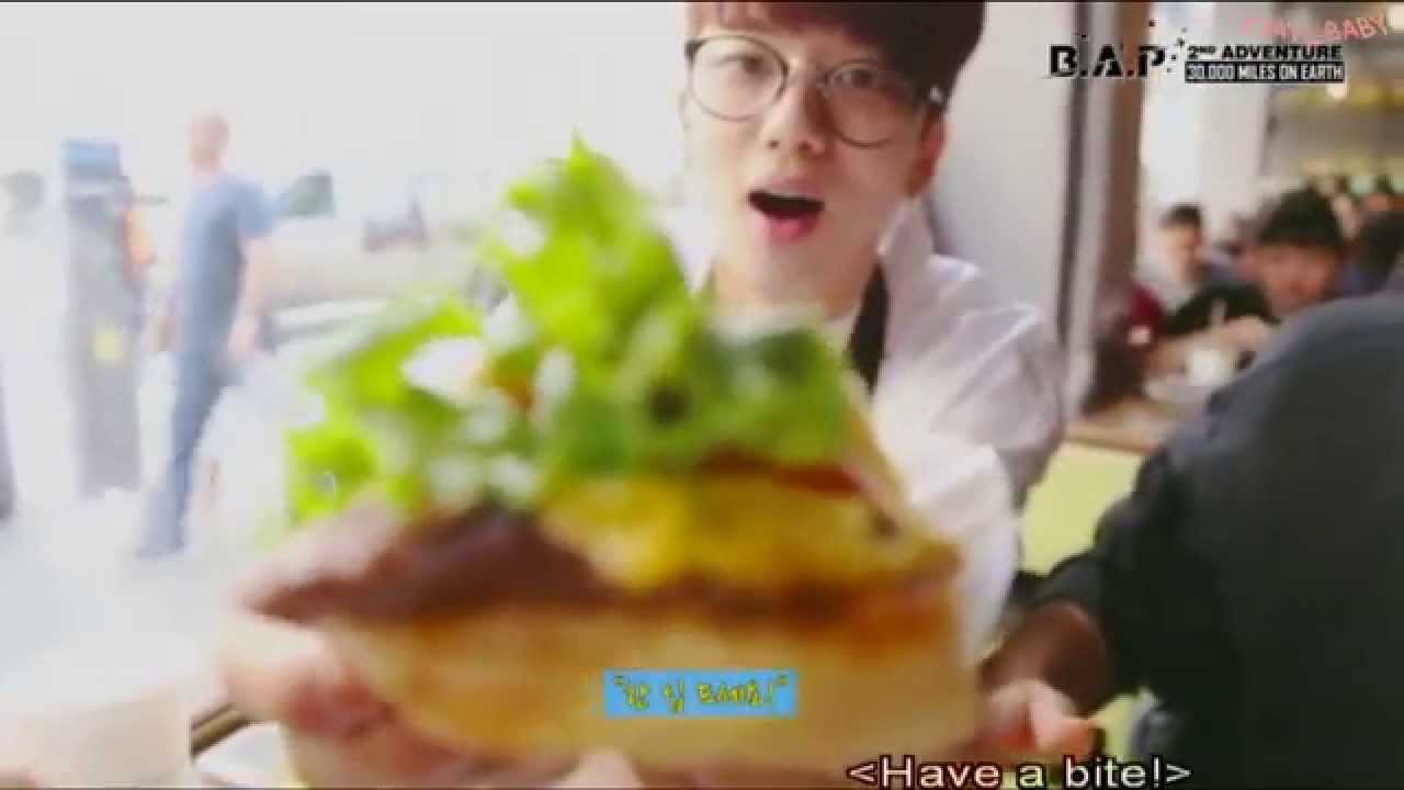 B.A.P 2ND ADVENTURE Youngjae Daehyun Zelo go shake shack burgers