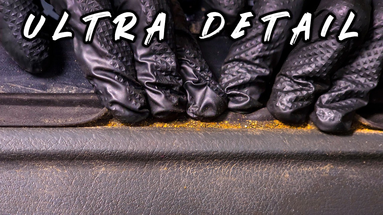 UNBELIEVABLE Cleaning of an OLD Car / Auto Detailing ASMR Audi A4 (1998)