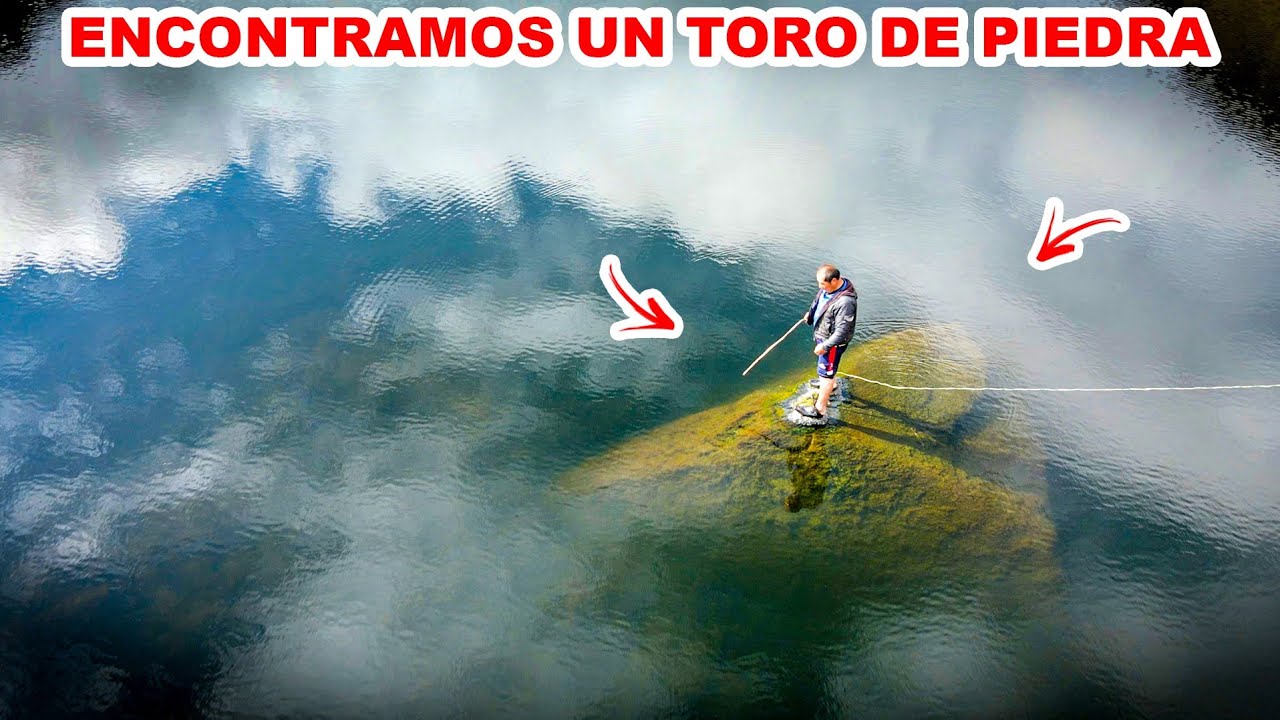 Viajé a PESCAR A UNA MISTERIOSA LAGUNA y ENCONTRAMOS UN TORO CONVERTIDO EN PIEDRA | Jordy Aventurero