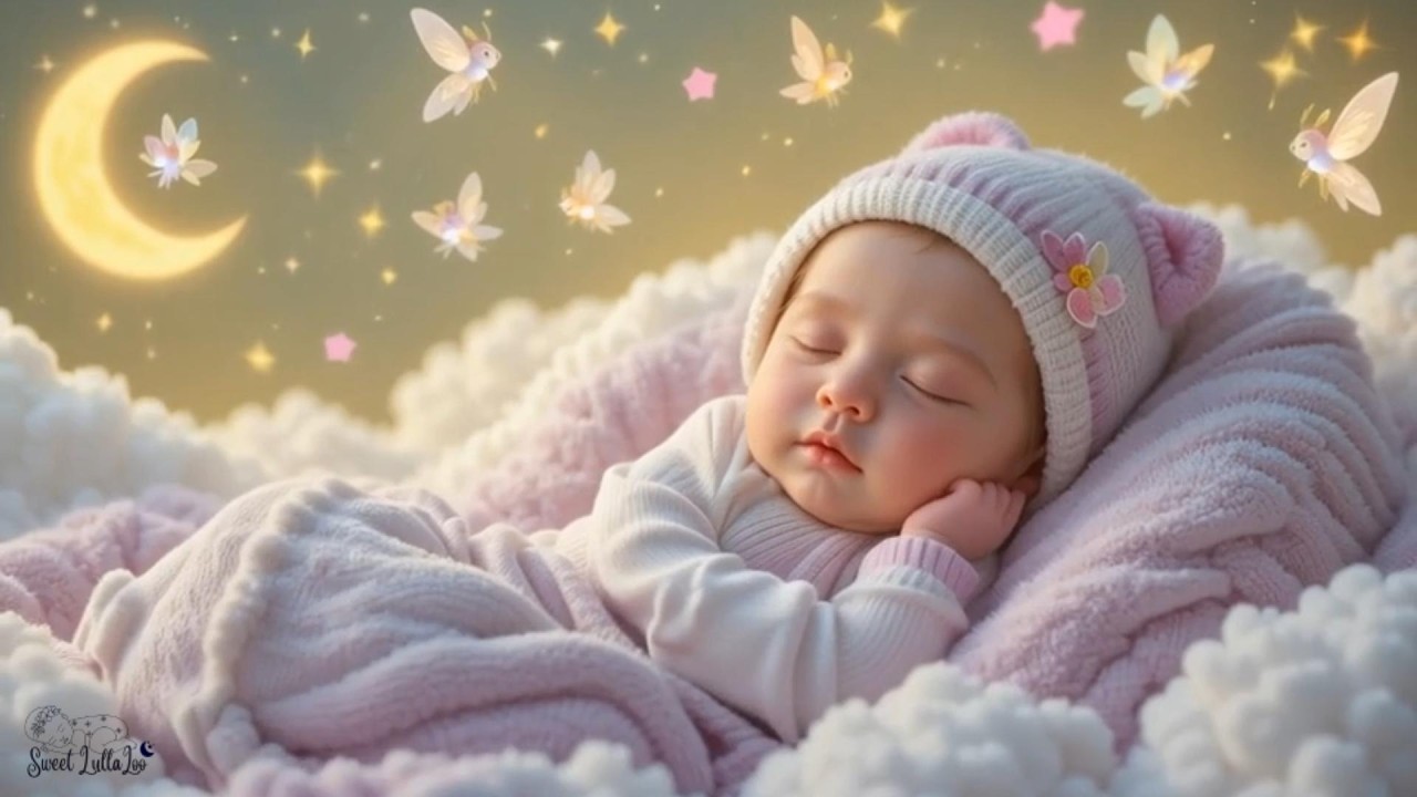 NO Ads! 6 Hours Baby Sleep Music for Fussy Babies💤Gentle Lullaby Overnight.