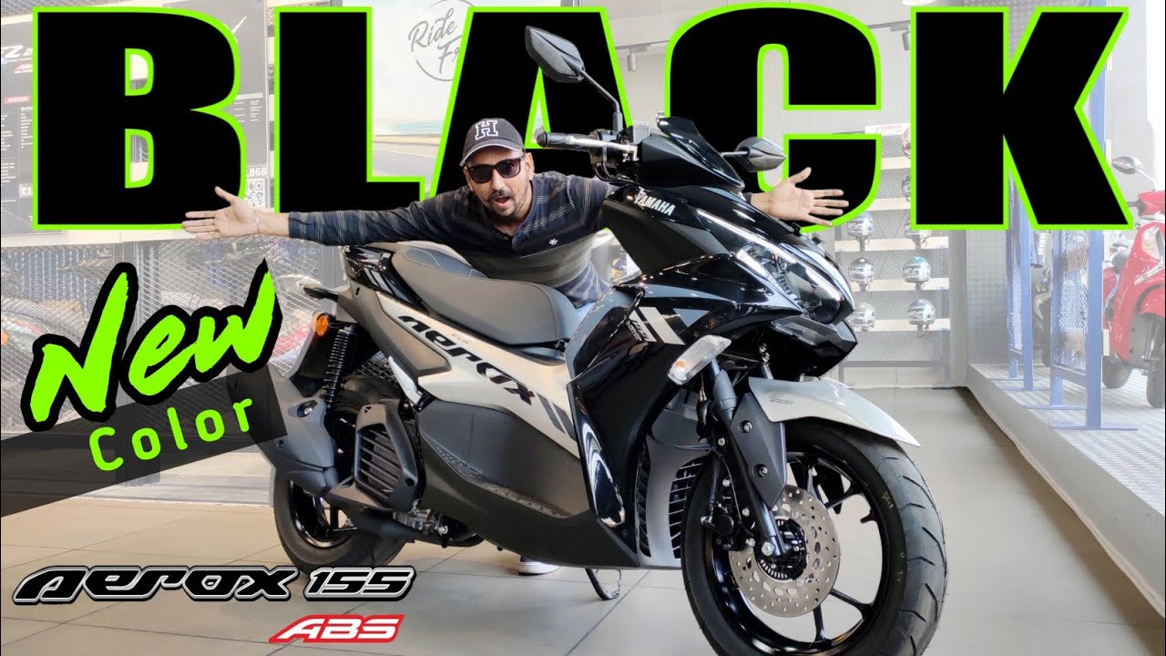 Yamaha Aerox 155 New Color| Metallic Black|Detailed Review|All Color|Price|Down Payment|Review|Hindi